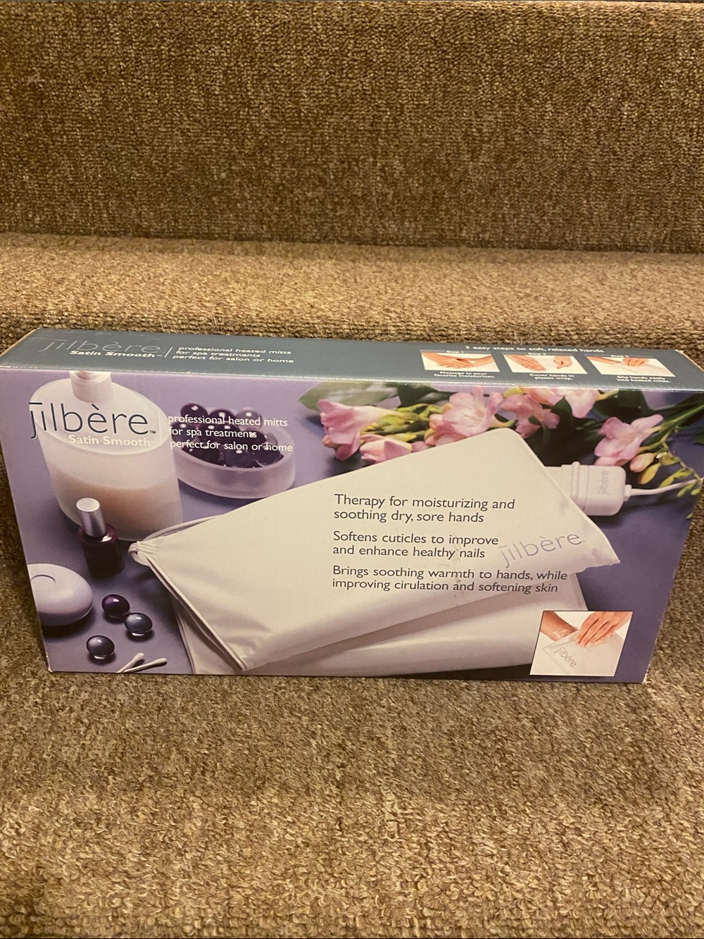 🤍💜🤍Satin Smooth Heated Mitts for Women - White by Jilbere